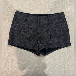 Guess Black Shimmer Low Rise / Micro Shorts